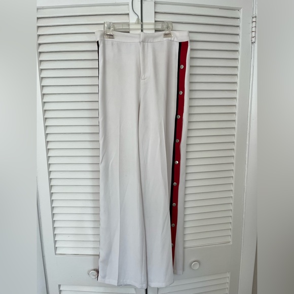 BB Dakota Striped Button Pants - Picture 3 of 4